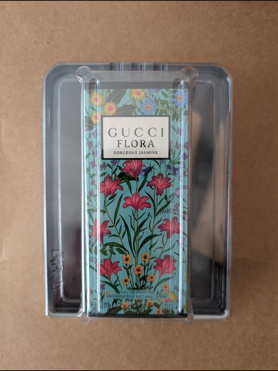 Gucci Other - Gucci Flora Gorgeous Jasmine - Blue Box with Pink & Yellow Floral Art